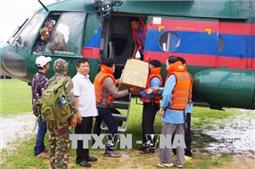 Bộ Quốc phòng hỗ trợ Lào khắc phục sự cố vỡ đập thủy điện